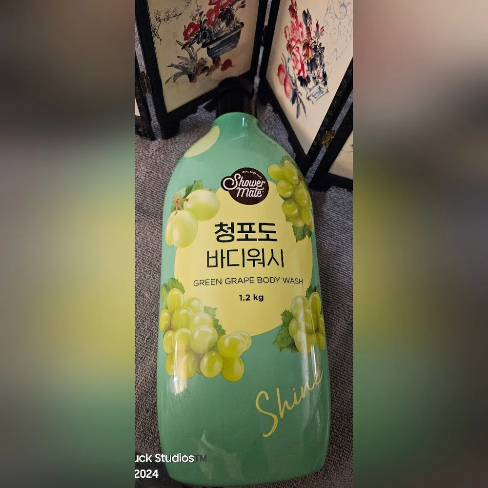 Shower Mate Korean Green Grape Body Wash K-Beauty 42 Oz Pump Bottle (NEW) Exp …_3